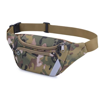 

Running Bag Unisex Multi-Function Large-Capacity Waterproof Chest Bag New Camouflage Outdoor Satchel Fashion Mobile Phone Pocket