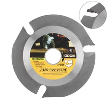 Hoja de sierra Circular de carburo de 125MM, amoladora angular, sierras de disco, cortador de madera, hoja de sierra de aleación dura de corte rápido para cortar madera