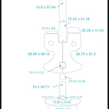 2005 Cobalt 250 плавающий шаг и коврик для кокпита лодка EVA Тиковый настил 1/" 6 мм
