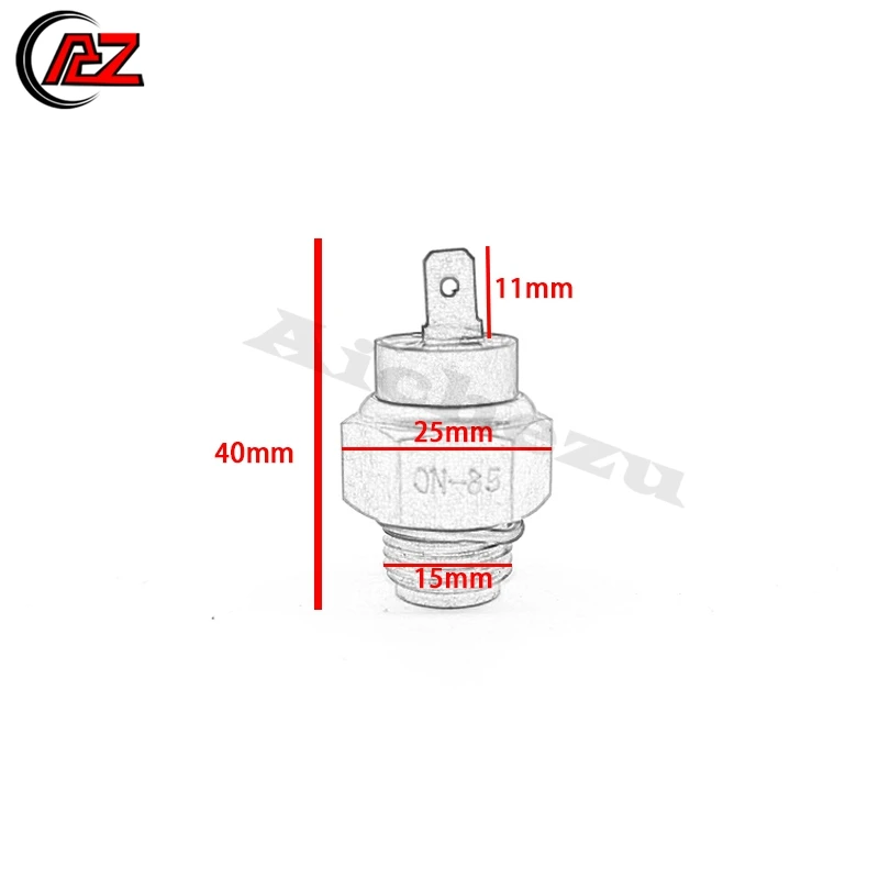 Motorcycle Coolant Temperature Switch Sensor Water Temp Radiator Cooling Fan M14x1.5mm 95 for 250 350 400 450 525 530