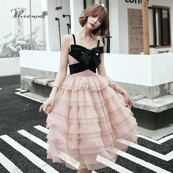 

2020 New Pink Short Prom Dresses Ball Gown Tulle Appliques Princess Graduation Dress Vestidos De Homecoming Dresses Custom Made