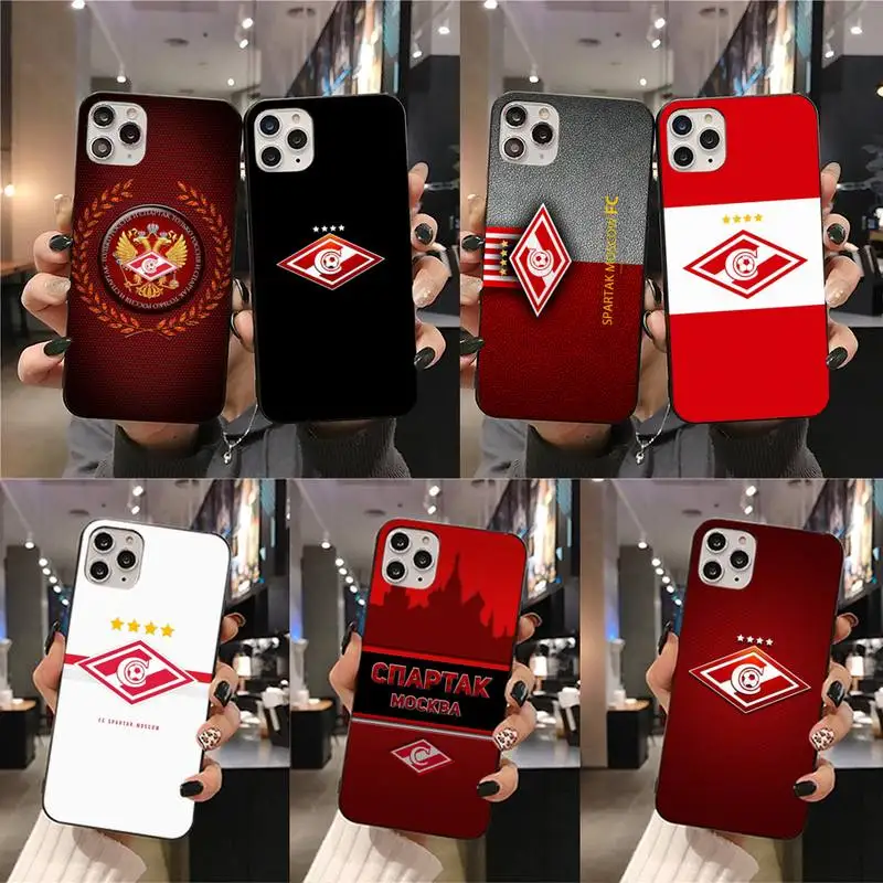 Russian Spartak moscow football Phone Case for iphone 12 pro max 11 pro XS MAX 8 7 6 6S Plus X 5S SE 2020 XR case Russian Spartak moscow football Phone Case for iphone 12 pro max 11 pro XS MAX 8 7 6 6S Plus X 5S SE 2020 XR case