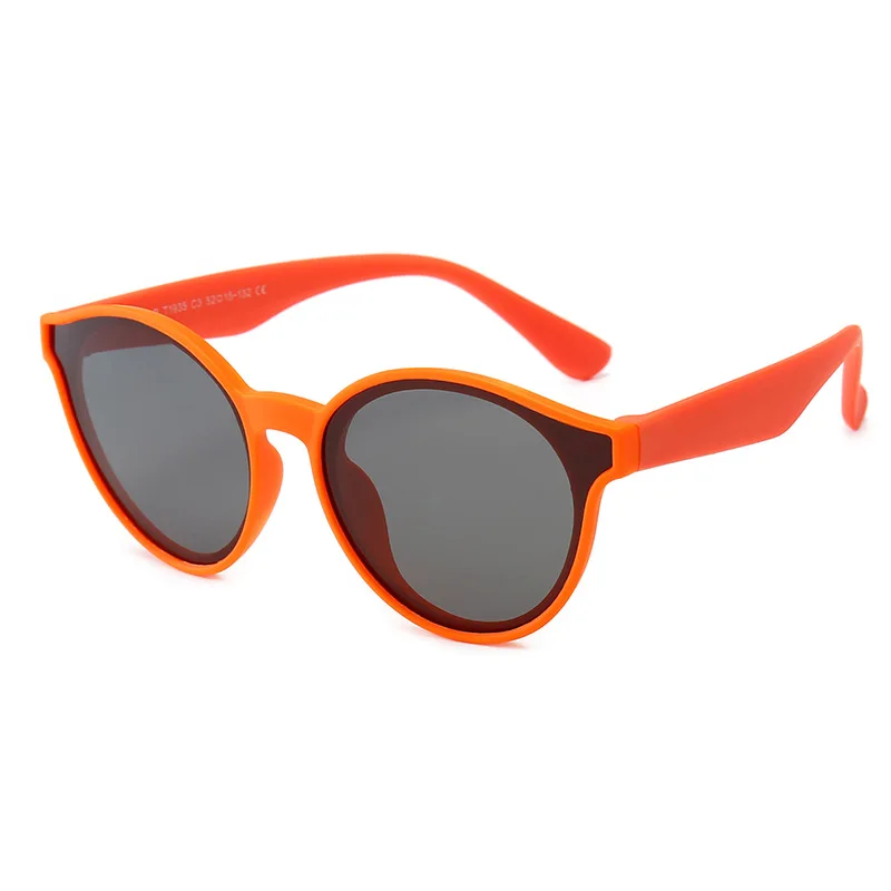XojoX, для мальчиков и девочек, поляризационные солнцезащитные очки, защита глаз, UV400, для отдыха, в спортивном стиле, очки, ультра-светильник, солнцезащитные очки для детей - Цвет линз: orange