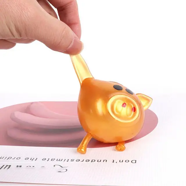 1Pc Jello Pig Cute Anti Stress Splat Water Pig Ball Vent Toy  Stress Relief Decor Venting Sticky Squeeze Toy Children 5