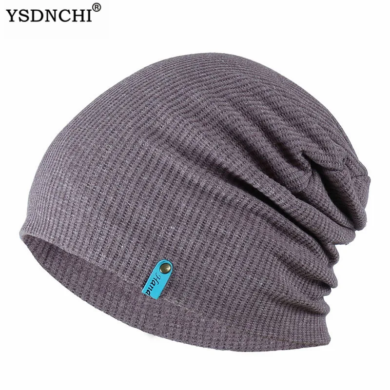 YSDNCHI шапка в стиле хип-хоп, модная шапка, шапка для мужчин и женщин, Осенние Акриловые шапки, одноцветные облегающие весенние повседневные Мягкие Шапки