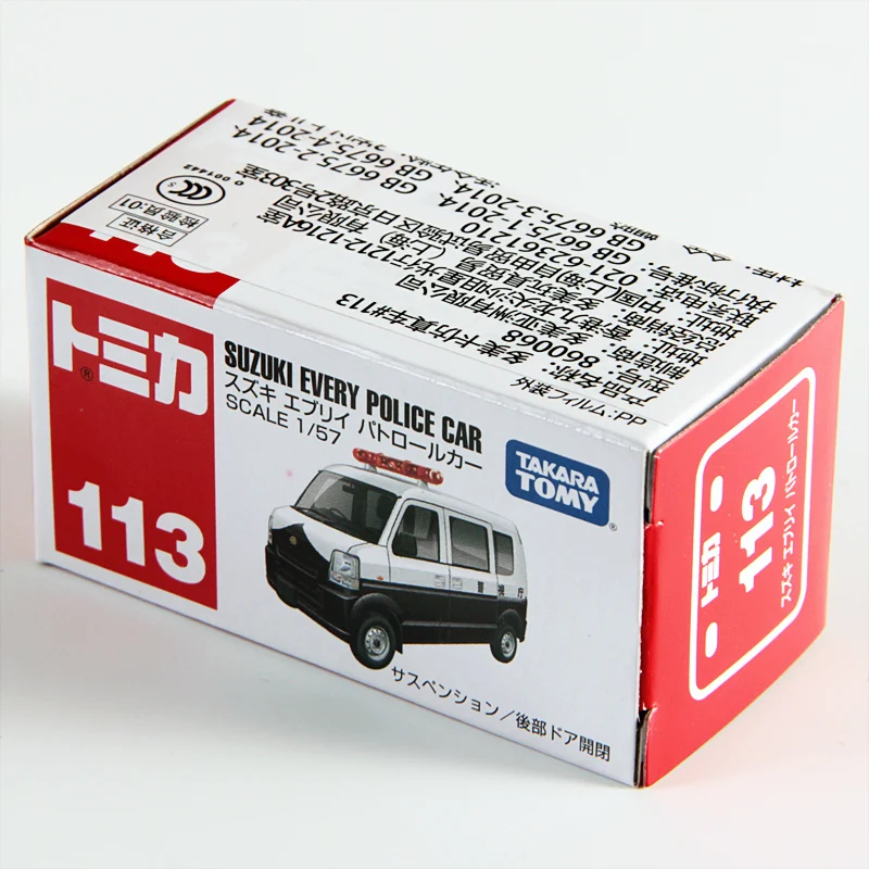 

Takara Tomy Tomica 1/57 SUZUKI EVERY POLICE CAR Metal Diecast Vehicle Car NO#113