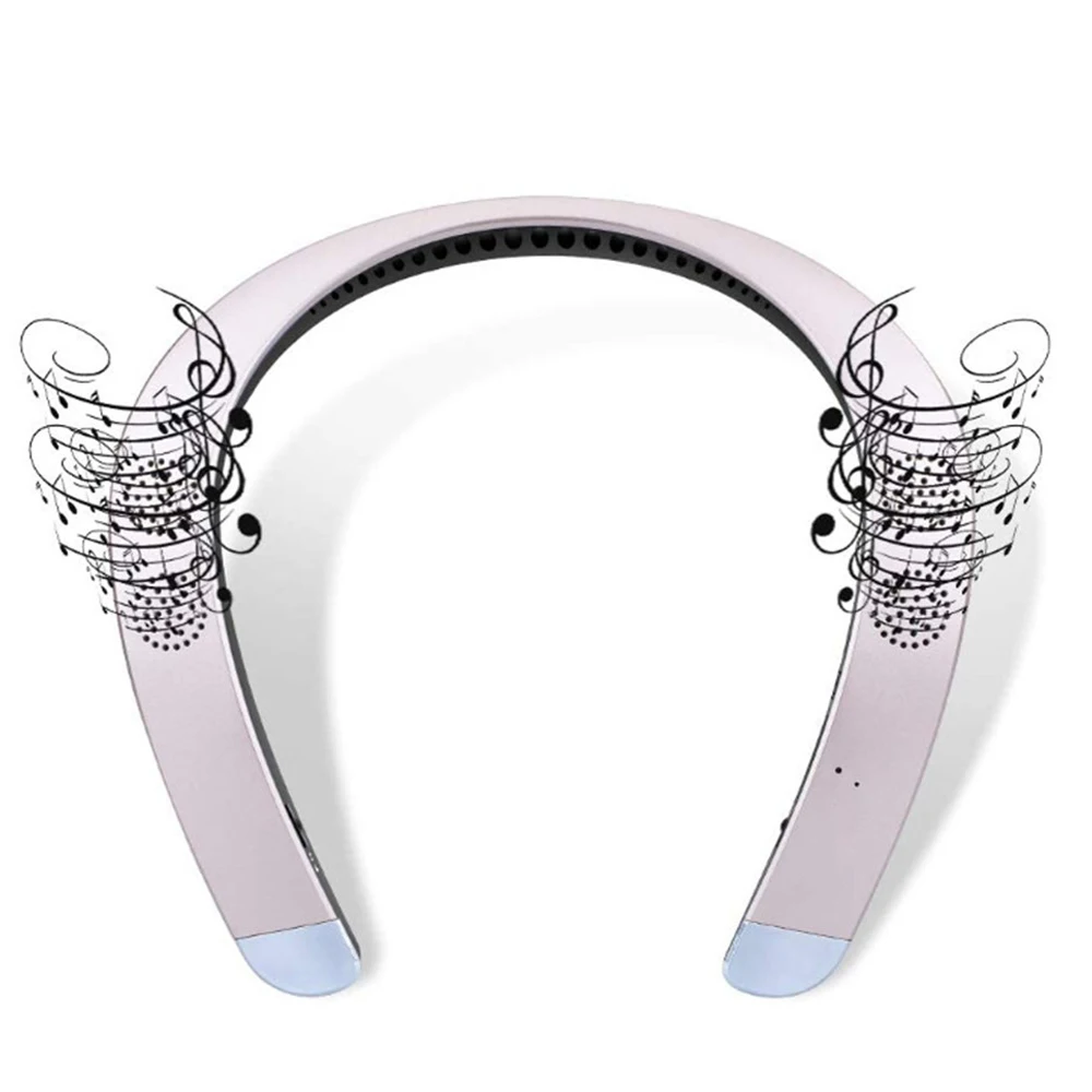 New HX323 U-Shaped Neck Hanging Wireless Speaker BT5.0 Portable Sports Game Ultra-Long Battery Life Support USB Charging | Электроника