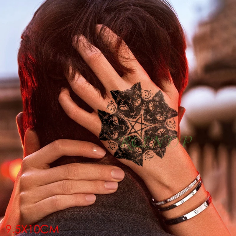 Водонепроницаемый временная татуировка наклейка цветок Роза поддельные тату флэш-тату рука ноги назад Тато боди-арт для девушек женщин мужчин - Цвет: Темно-серый