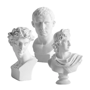 

Mini Sculpture Model For Home Decoration European Character Statue Abstract Sketching Image Desk Decor Figurines Crafts Gifts