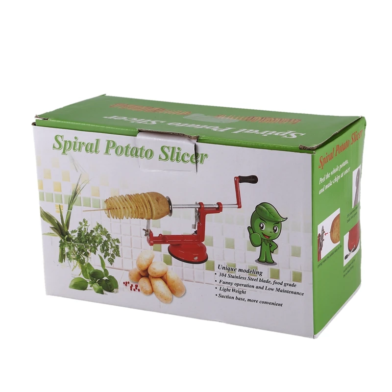  ABRA-Potato Twist Slicer Stainless Steel Kitchen Accessories Spiral Chip Slicer Manual Cutting Mach