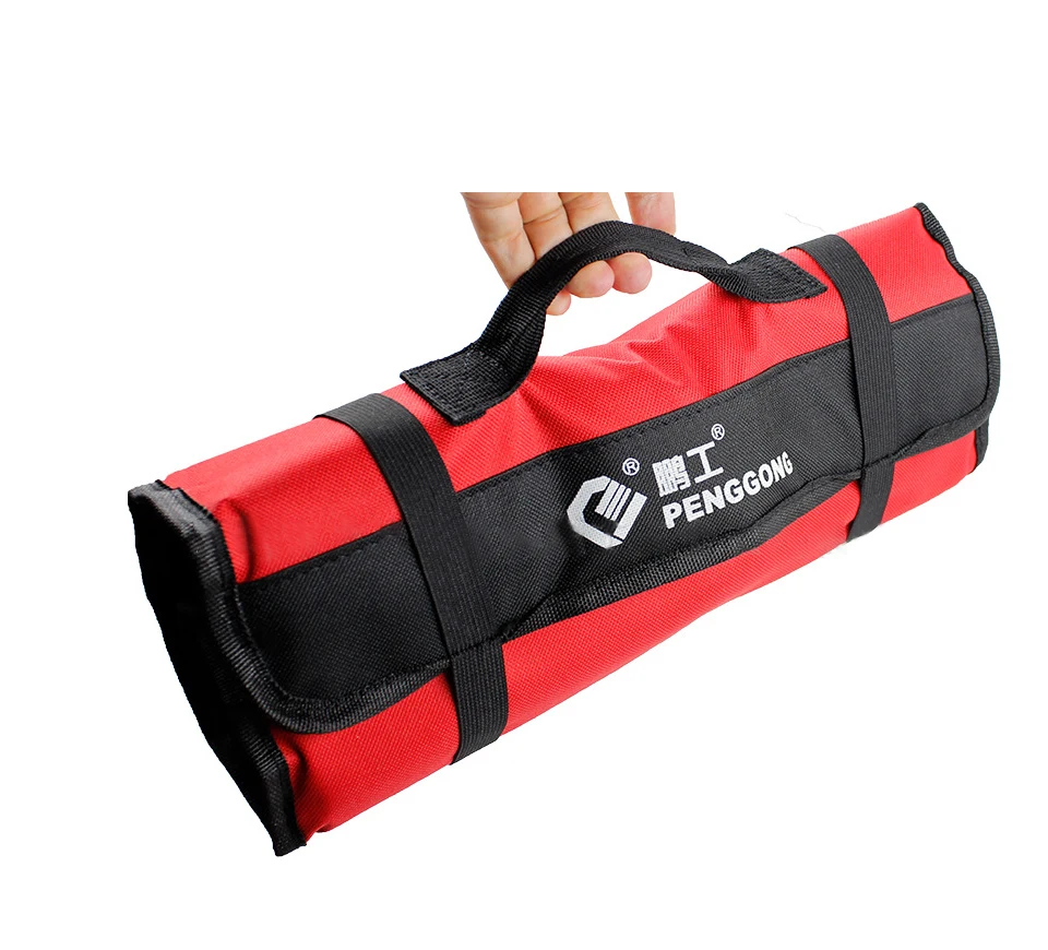 power tool bag Folding Roll Bags For Tool For Tool Multifunction Tool Bags Practical Carrying Handles Oxford Canvas Chisel Tool Instrument Case trolley tool box