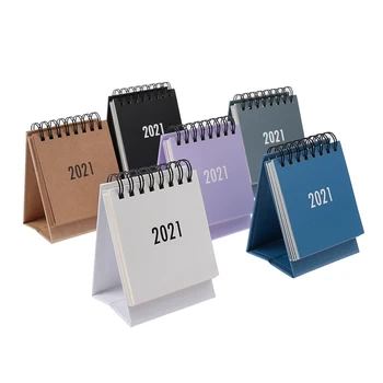

1PC 2021 Calendar Coil Schedule Desk Table Dates Reminder Timetable Planner