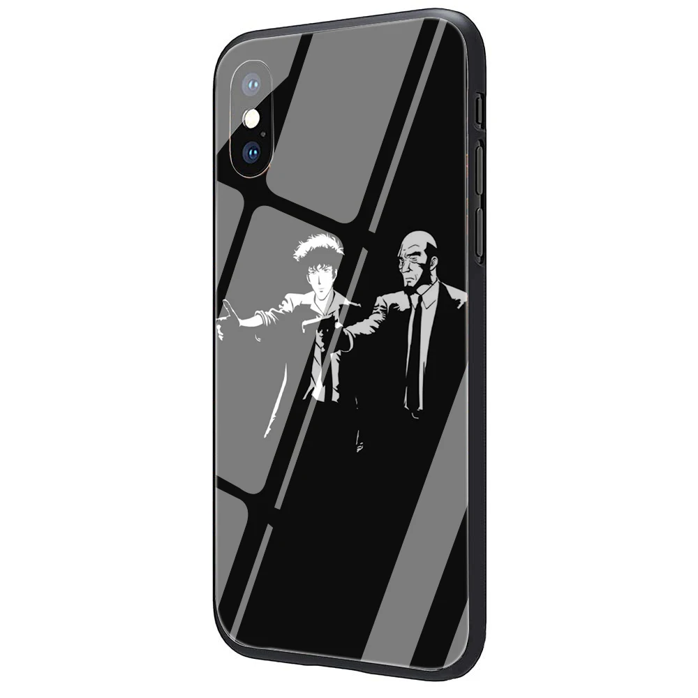 G12 EWAU ковбойский Бибоп аниме закаленное стекло чехол для телефона iPhone 11 Pro 6 6S Plus 7 8 Plus X XS XR XS Max - Цвет: G12