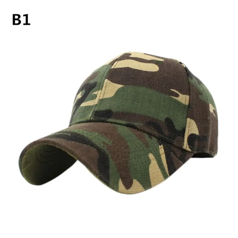 

Camouflage Baseball Cap Camo Mesh Hat Outdoor Hunting Camping Sunhat Tactical Cap