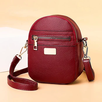 

Fashion Litchi Pattern Shoulder Bag Ladies Handbag Solid Color PU Leather Crossbody Bags for Female Small Messenger Satchel 2021