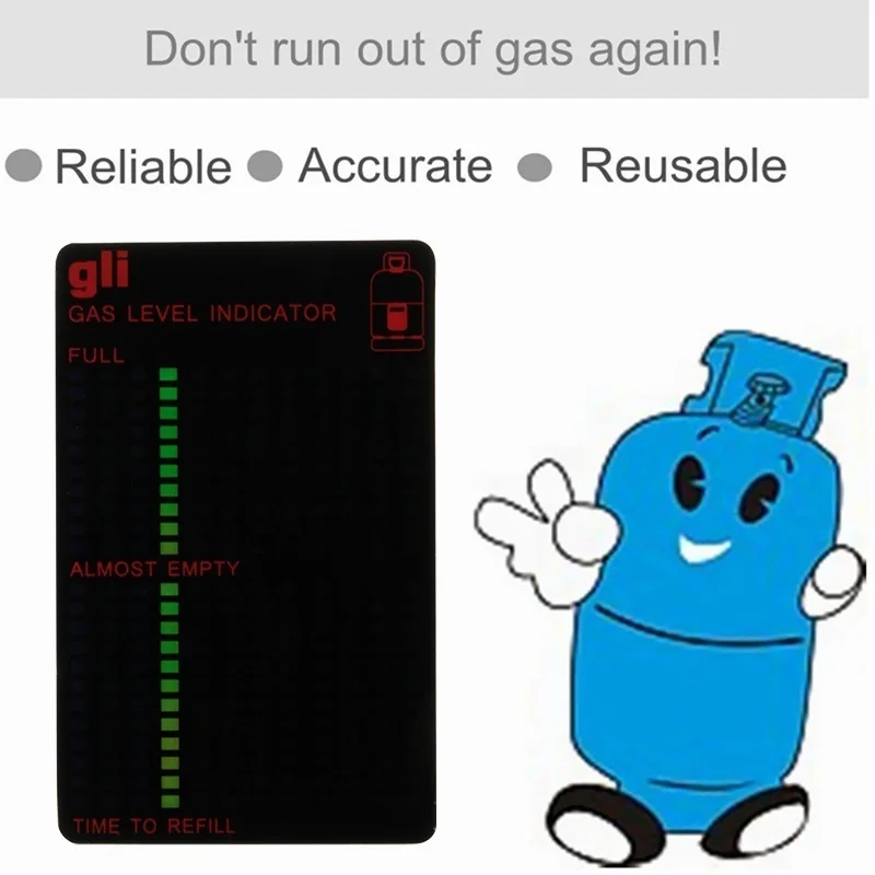 Магнитный газовый цилиндрический инструмент Индикатор уровня газового бака пропан Бутан LPG датчик топлива караван бутылка измерения температуры