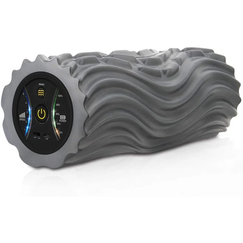 

Foam Roller Electric Trigger PointMassager Roller Deep Tissue Muscle Fitness Recovery 5 Speed Settings Pain Relief Back Rollers
