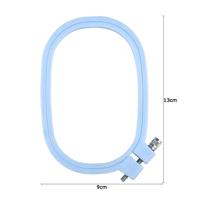 Plastic Square Embroidery Hoops Cross Stitch Hoop Ring DIY Needlecraft Cross Stitch Loop Hand Household Sewing Tools 5 Sizes 