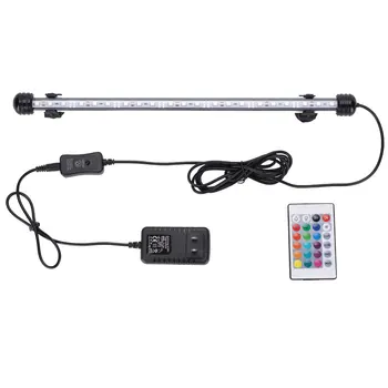 

18/28/38/48cm RGB Remote led Aquarium Light for fish Tank Waterproof Submersible light