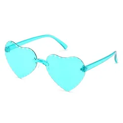 Lovely Kids Rimless Heart Shaped Sunglasses Children Eyeglasses Child Sun Glasses Boys Eyewear Girls