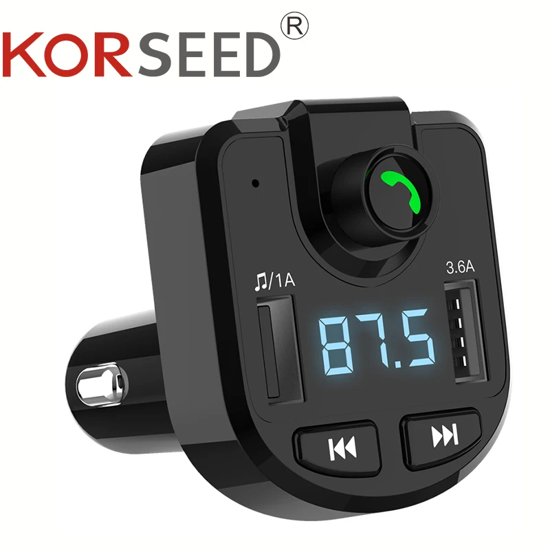 

Bluetooth 5.0 FM Transmitter Handsfree Wireless Car MP3 Player Phone USB Charge Car Charger TF U Disk Car Accessories