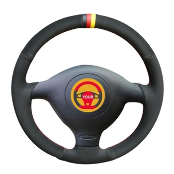 

Black Suede Car Steering Wheel Cover for Volkswagen VW Golf 4 Passat B5 1996-2003 Polo 1999-2002 Seat Leon 1999-2004