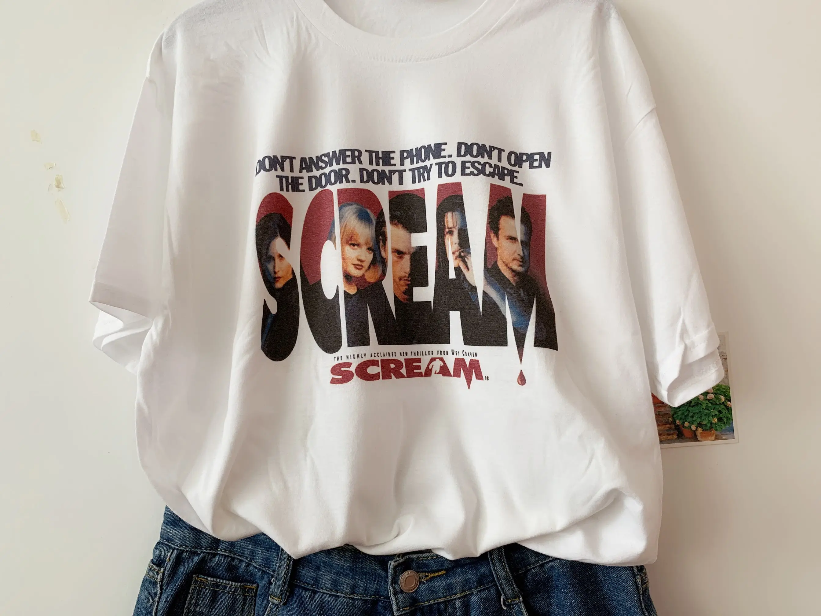 tire Alarming Efficient Sunfiz Hjn Men Tops Scream Movie T-shirt. Ghostface Horror Skeet Ulrich  Loomis Comfortable T Shirt,casual Short Sleeve Tee - T-shirts - AliExpress