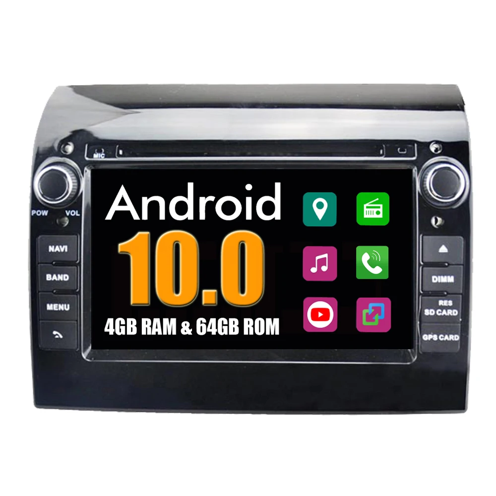 Автомобильный мультимедийный плеер RoverOne для Fiat Ducato Octa Core Android Радио Стерео DVD GPS