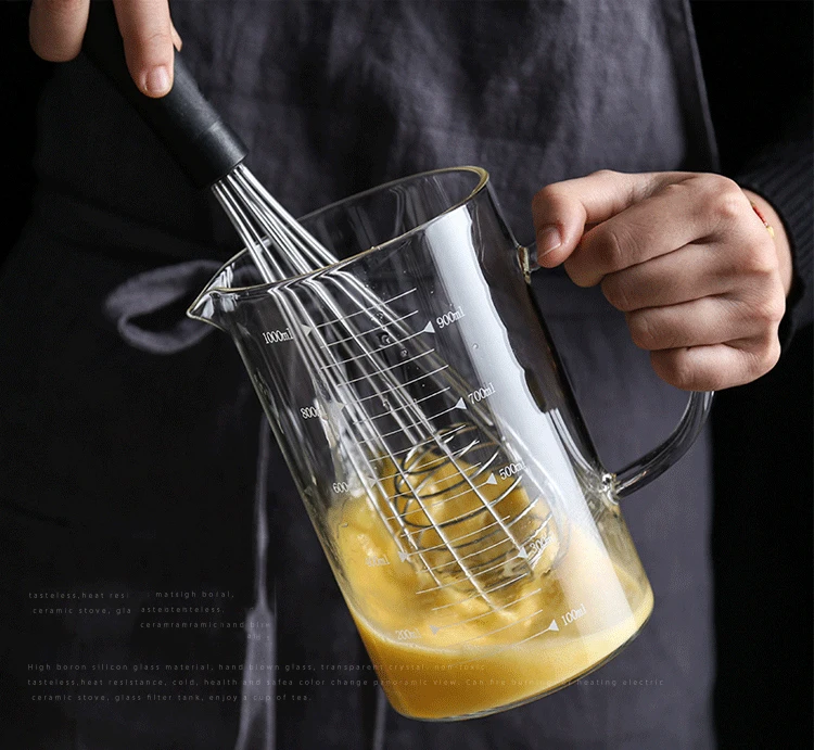 High Borosilicate Glass Measuring Cup For Baking And Cooking