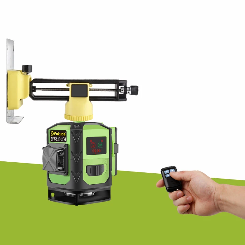 

12 Lines 3D MW-93D Laser Level Self-Leveling 360 Horizontal And Vertical Cross Super Powerful Green/Blue Laser Beam 2 Types