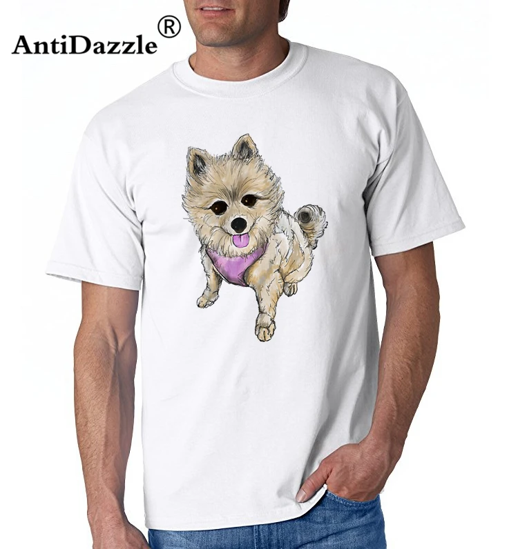 Мужская футболка с круглым вырезом Pomeranian Homme летняя брендовая одежда большие