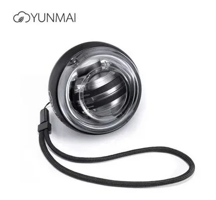 3 Colors Original Yunmai Wrist Ball Trainer LED Gyroball Essential Spinner Gyroscopic Forearm Exerciser Gyro Ball Decompression 