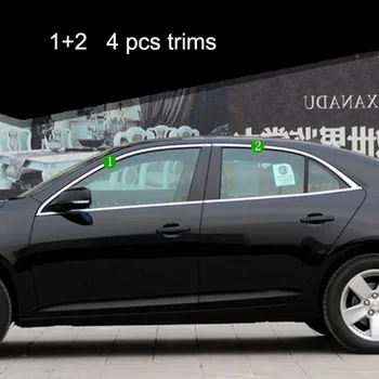 

stainless steel car window trims for chevrolet malibu 2012 2013 2014 2015 2016 8th generation