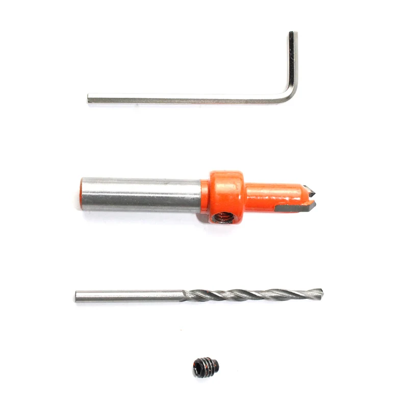 LAVIE 1pc 8mm Shank HSS Countersink Woodworking Router Bit Milling Cutter Screw Extractor Remon Demolition for Wood C08-339
