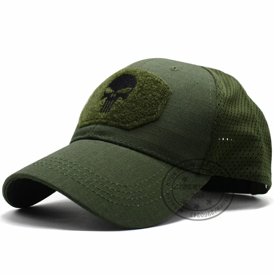 Effortless Shopping TIEDAN velcro Operator Cap Men Mesh summer Fitted