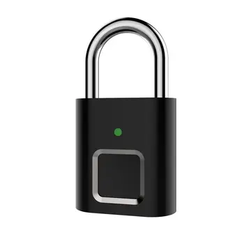

Biometric Lock Semiconductor Lock Smart Door Lock USB Rechargeable Padlock Door Electronic Lock Intelligent Home Keyless Lock