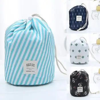 

Special Round Cosmetic bag Waterproof Travel Cosmetic bag Toilet Storage bag Ladies Cosmetic bag Portable Drawstring Travel bag