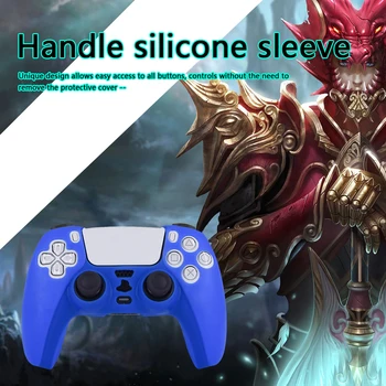 

Non-slip Silicone Cover Skin Protective Cover Controller Gamepad Protective Cover Joystick Case for SONY PS5 Game Accessories