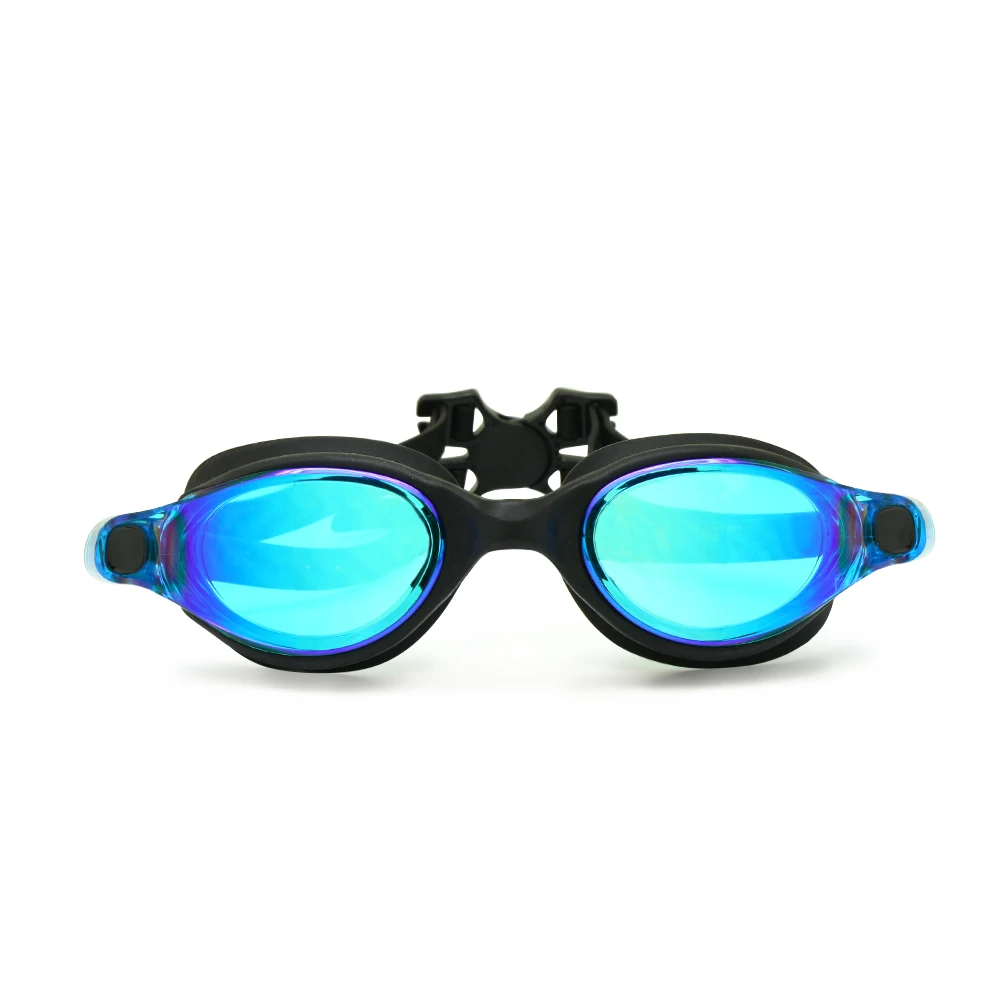 Lunettes de natation, Vision large, Anti-buée, Anti-UVA/UVB, pour intérieur et extérieur, plongée en mer, piscine, avec bouchons d'oreille