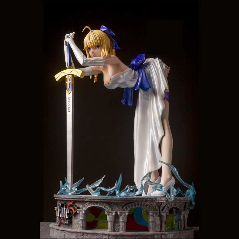 1/4 Scale Saber Base Floor Lamp Fate Stay Night GK Limited Statue Hand Model Size:38cm*26cm*26cm|Action & Toy Figures| - AliExpress