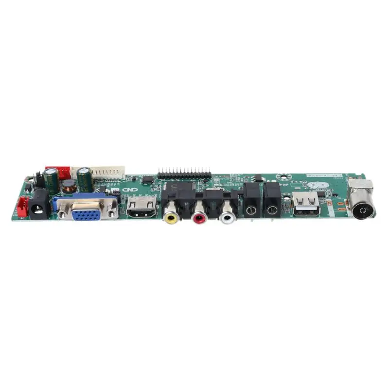 

1Set V56 Free Program Universal Lcd TV Controller Driver Board Module with Remote Control for TV/AV/PC/HdMI/USB Media