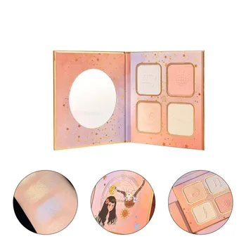 

1pc Face Powder Palettes Premium Exquisite Pretty Highlight Powder Highlight Pressed Powder, for Women