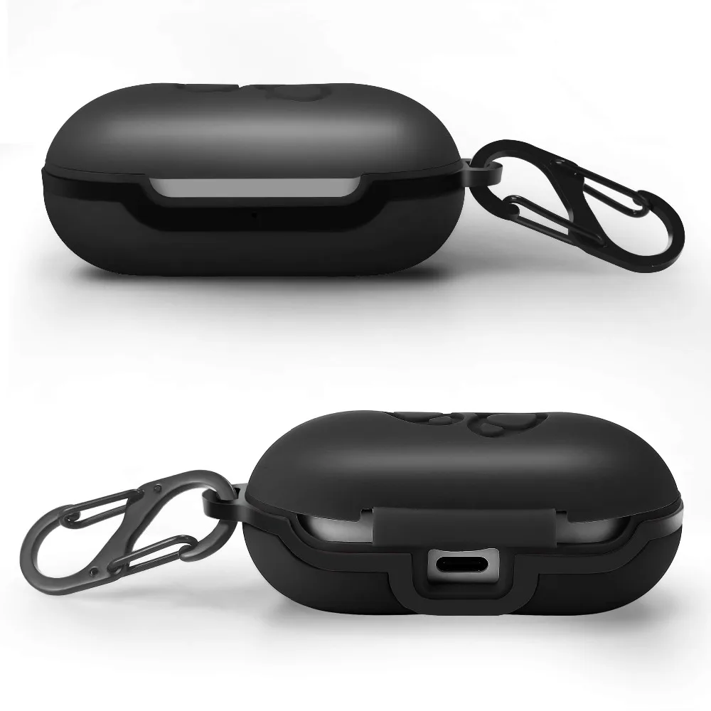 Carrying Case TPU Full Protective Cover with Keychain For Samsung Galaxy Buds Buds+ Plus Wireless 2020 2019 Earbuds Accessories
