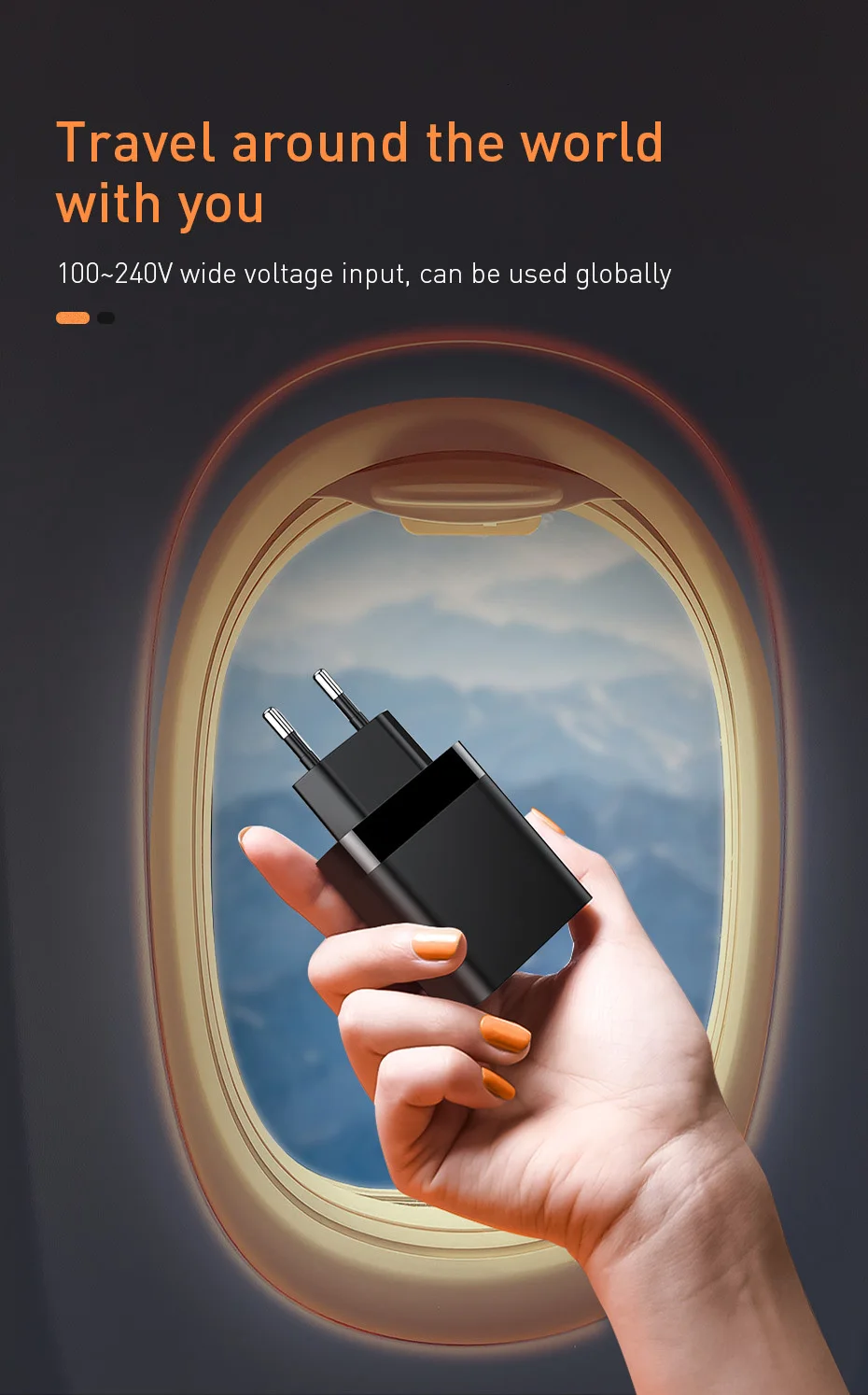 Baseus цифровой дисплей Быстрая зарядка 3,0 USB зарядное устройство 18 Вт PD 3,0 быстрое зарядное устройство для iPhone 11 Pro зарядное устройство для мобильного телефона USB C зарядное устройство