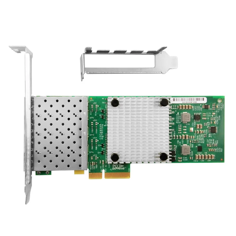 I350-F4 PCI Express X4 Quad port 1000 Мбит/с Gigabit Ethernet Lan Fiber Серверная сетевая карта(850nm