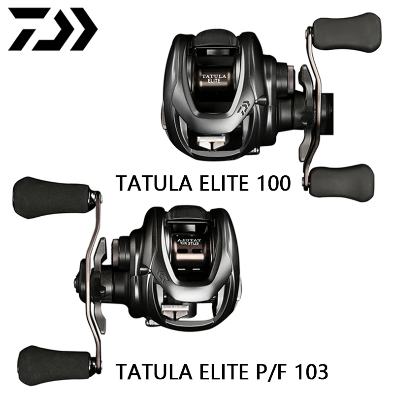 2020 новые DAIWA TATULA ELITE 100 P/F 103 катушки для заброса приманки 100/103 7BB + 1RB мягкая ручка