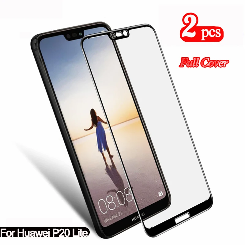Udholdenhed kapre brysomme 2PCS Tempered Glass For Huawei P20 Lite Screen Protector For P20 Pro Glas  Protective Glass P 20 P20Lite P20Pro 20lite light Film - AliExpress