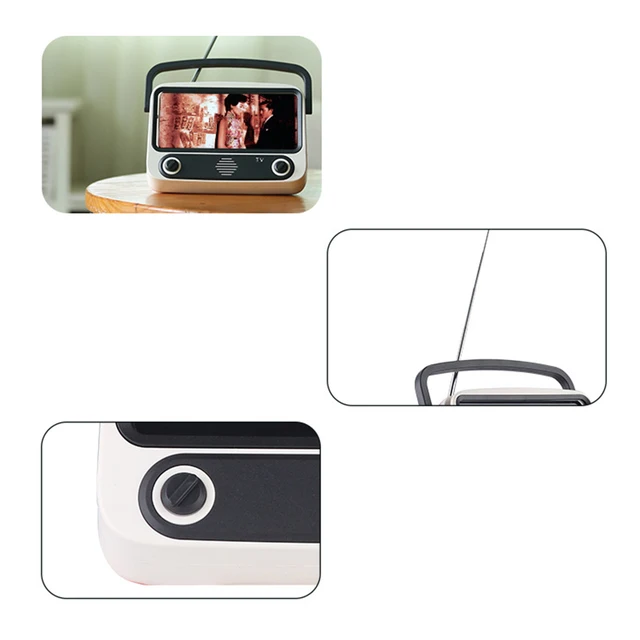 Retro Bluetooth TV Speaker With Phone Holder, Turn Your Phone Into Mini TV  at Rs 397/piece, TV Speaker in New Delhi
