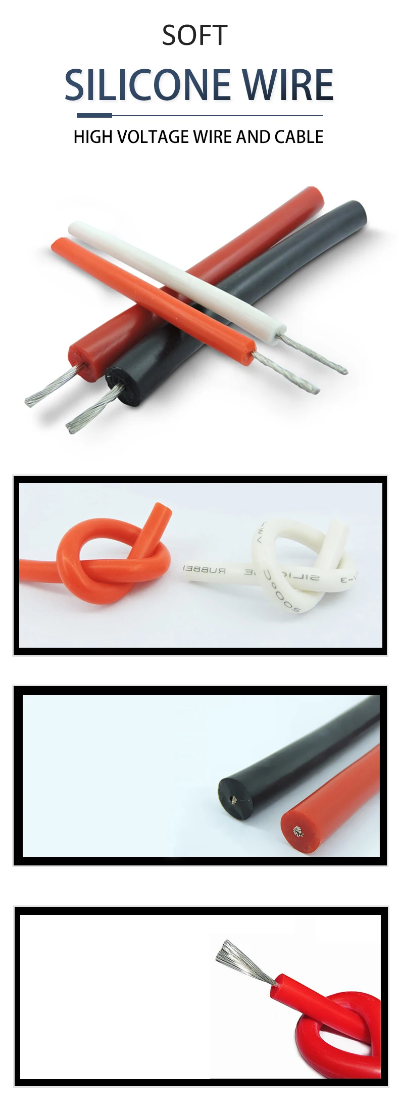 30kv 40kv-20awg 18awg 17awg 15awg anti-divisão