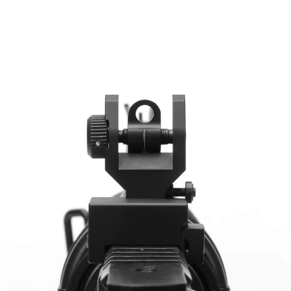 USPA 1 пара откидной передний задний Железный прицел набор ДВОЙНОЙ полумесяца формы BUIS прицелы подходят 20 мм крепление охотничьего ружья аксессуар